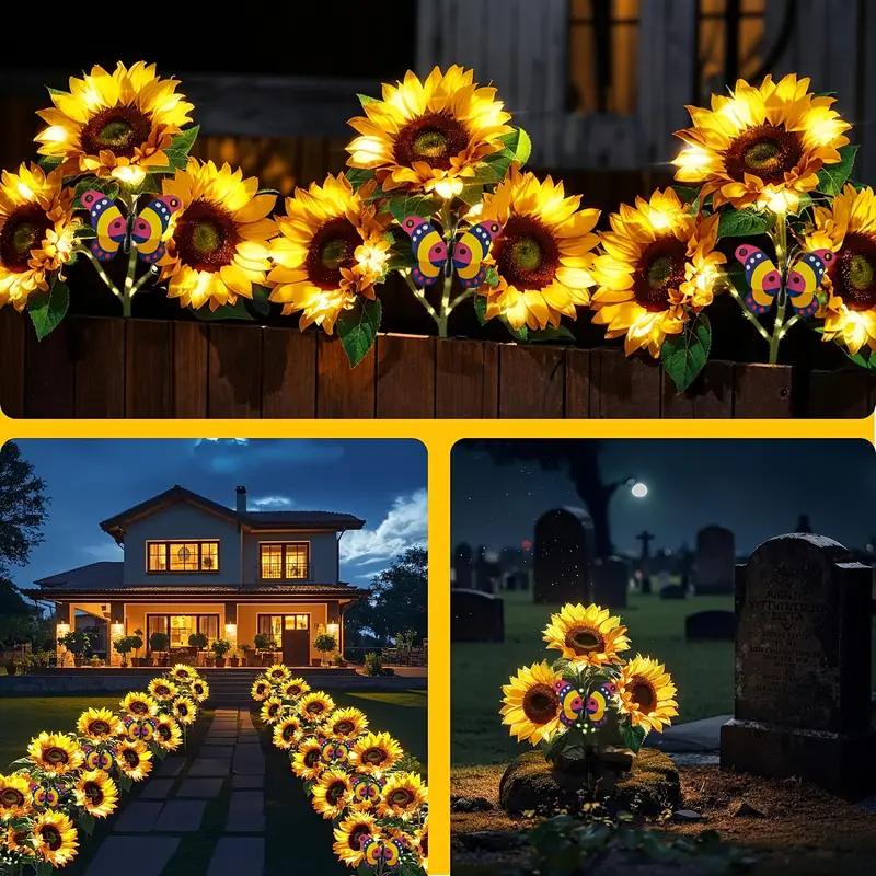 Solar LED Sunflower Lights