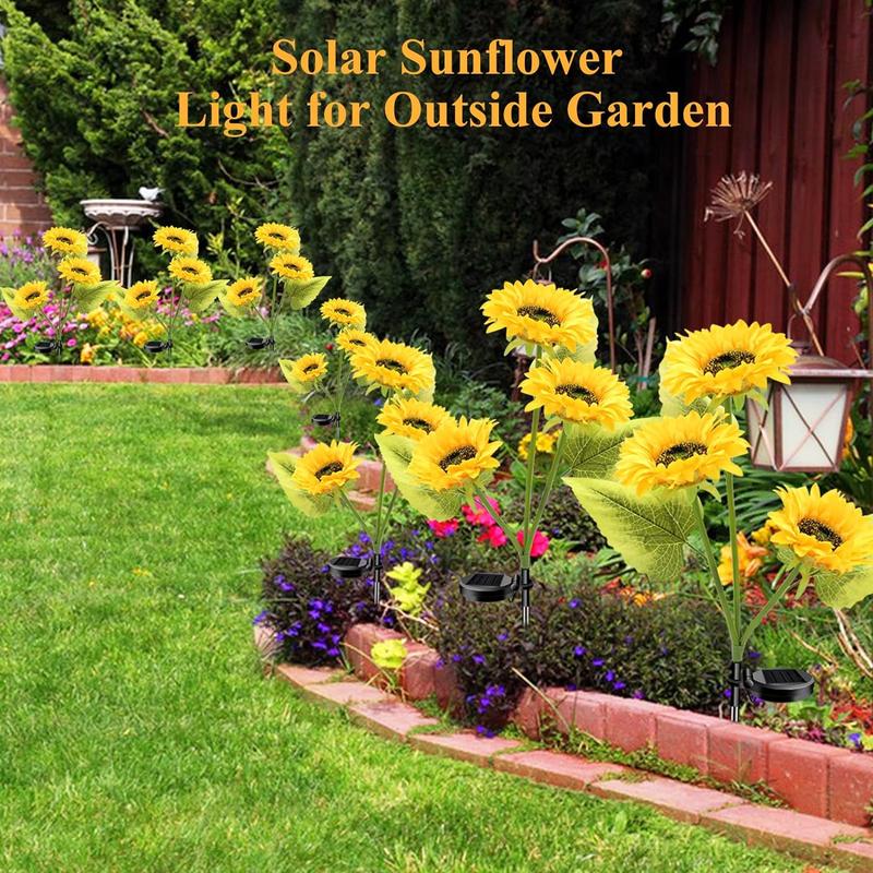 Solar LED Sunflower Lights