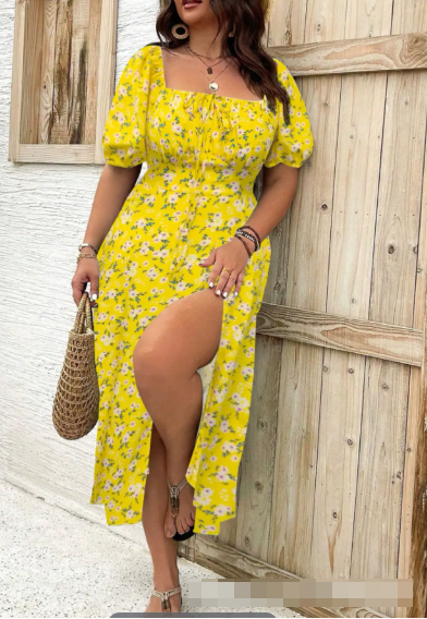 Plus Size Boho Dress