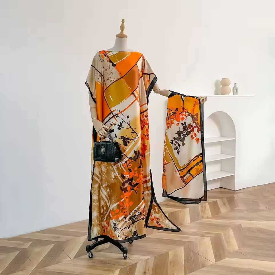 Peacock Muumuu Dress