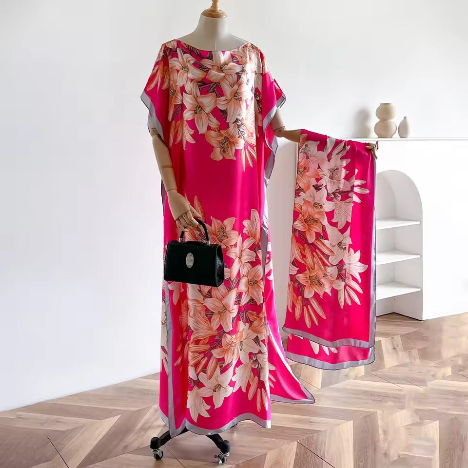 Peacock Muumuu Dress