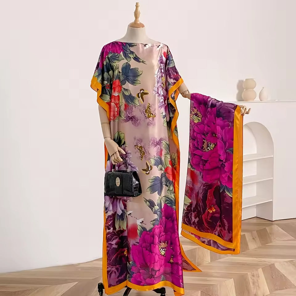 Peacock Muumuu Dress