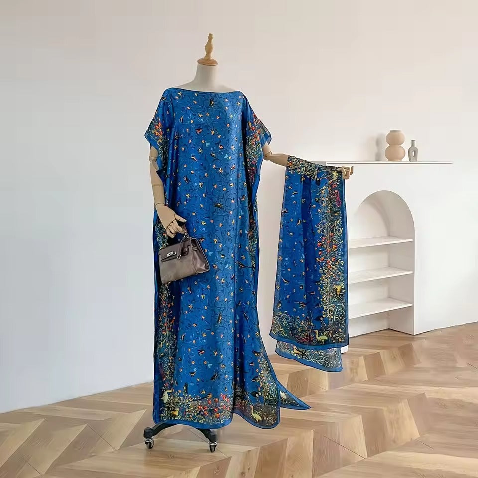 Peacock Muumuu Dress