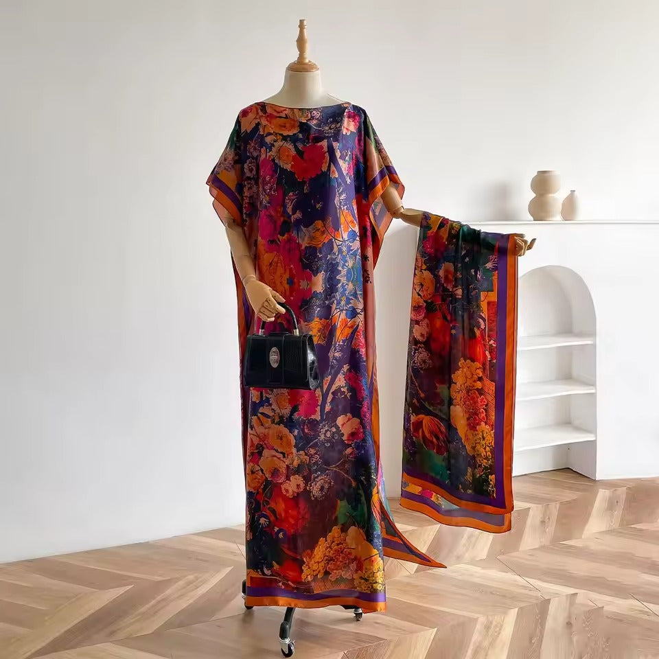 Peacock Muumuu Dress