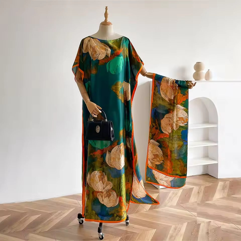 Peacock Muumuu Dress