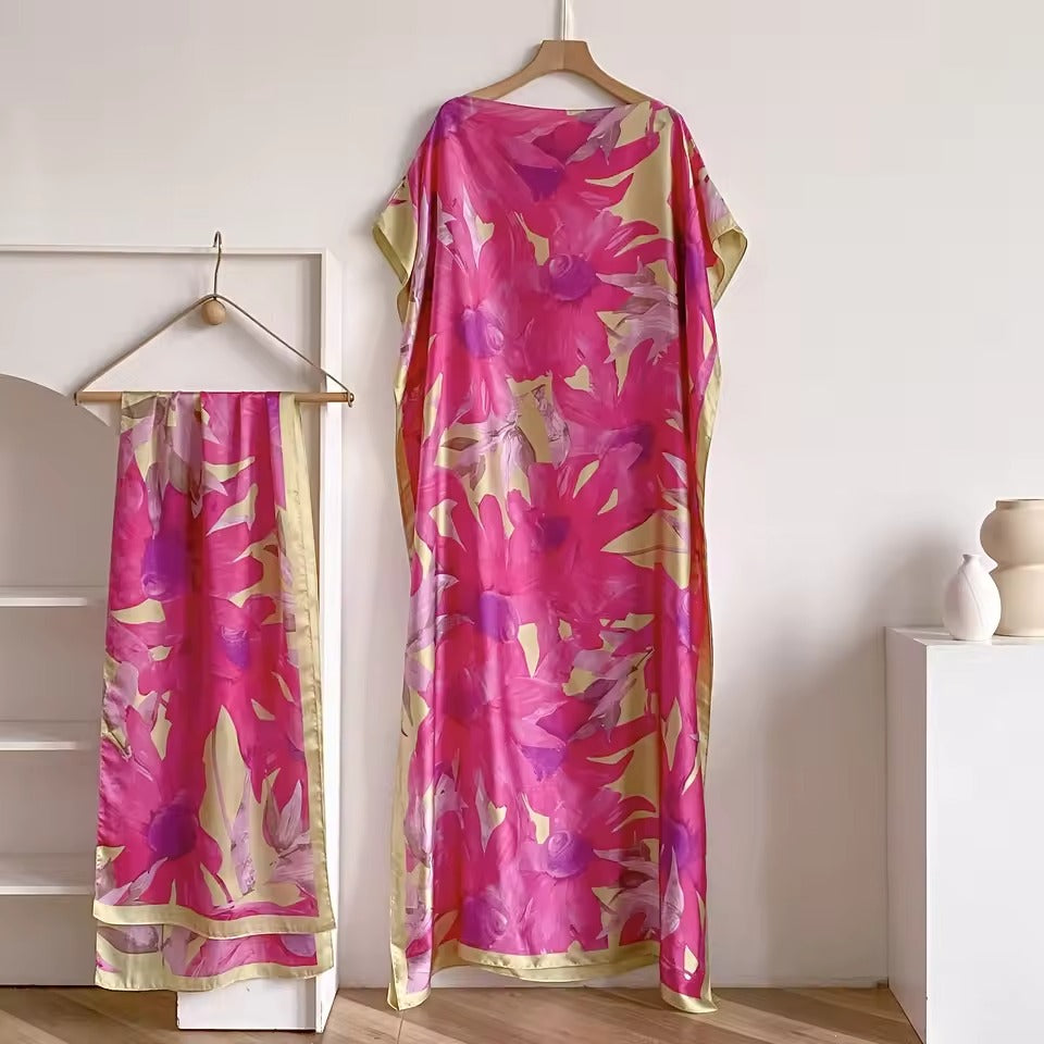 Peacock Muumuu Dress