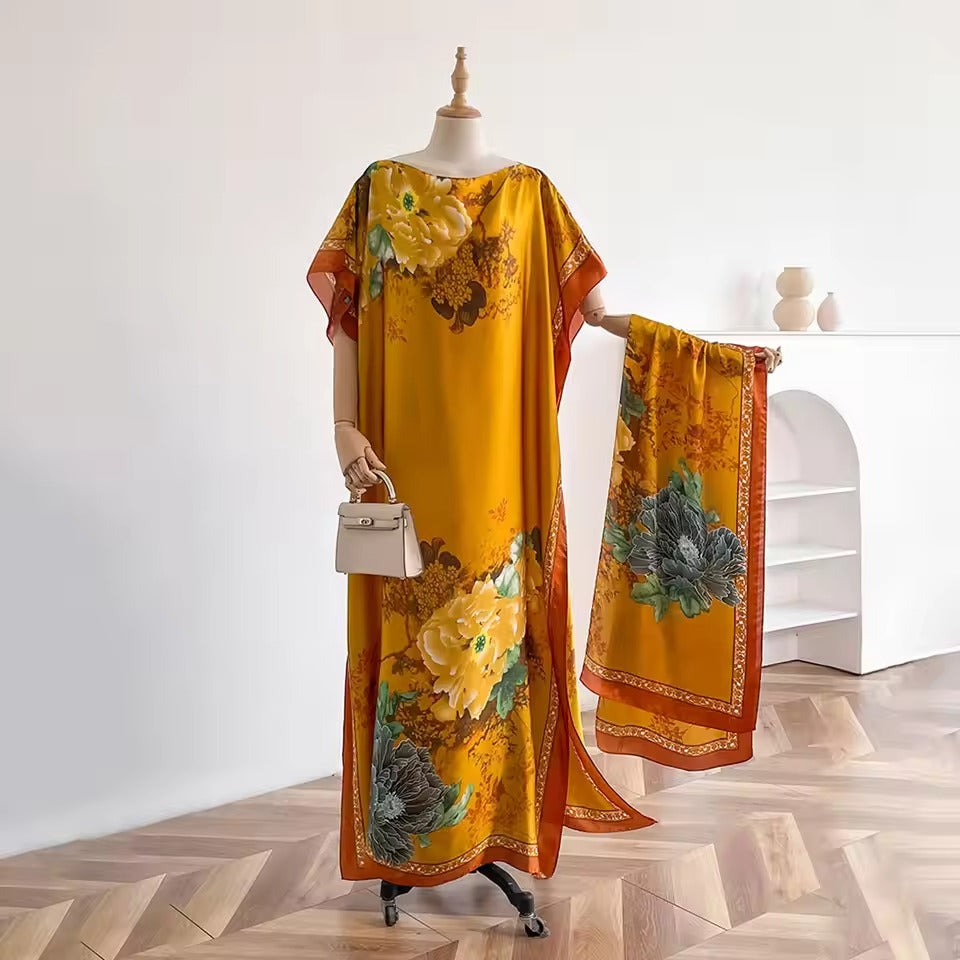 Peacock Muumuu Dress
