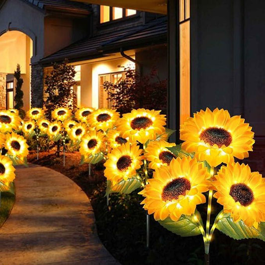Solar LED Sunflower Lights