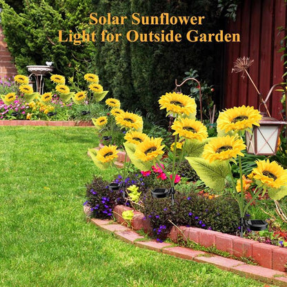 Solar LED Sunflower Lights