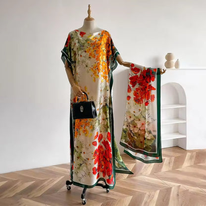 Peacock Muumuu Dress