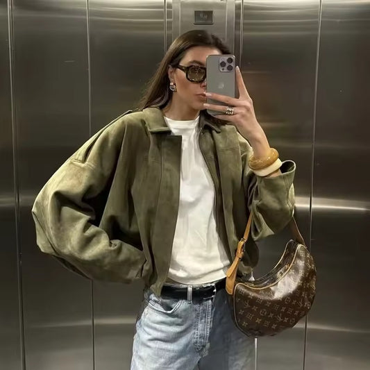 Aviator Suede Jacket