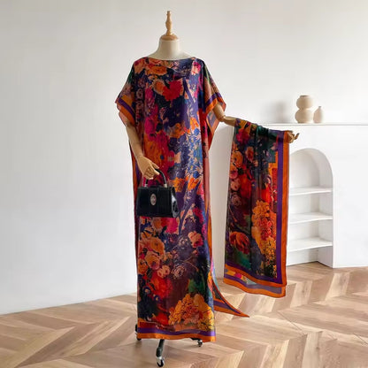 Peacock Muumuu Dress